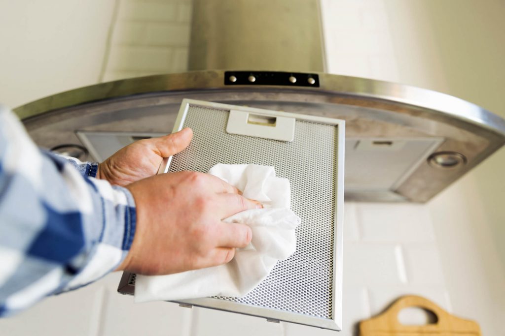 como limpiar la campana extractora con bicarbonato